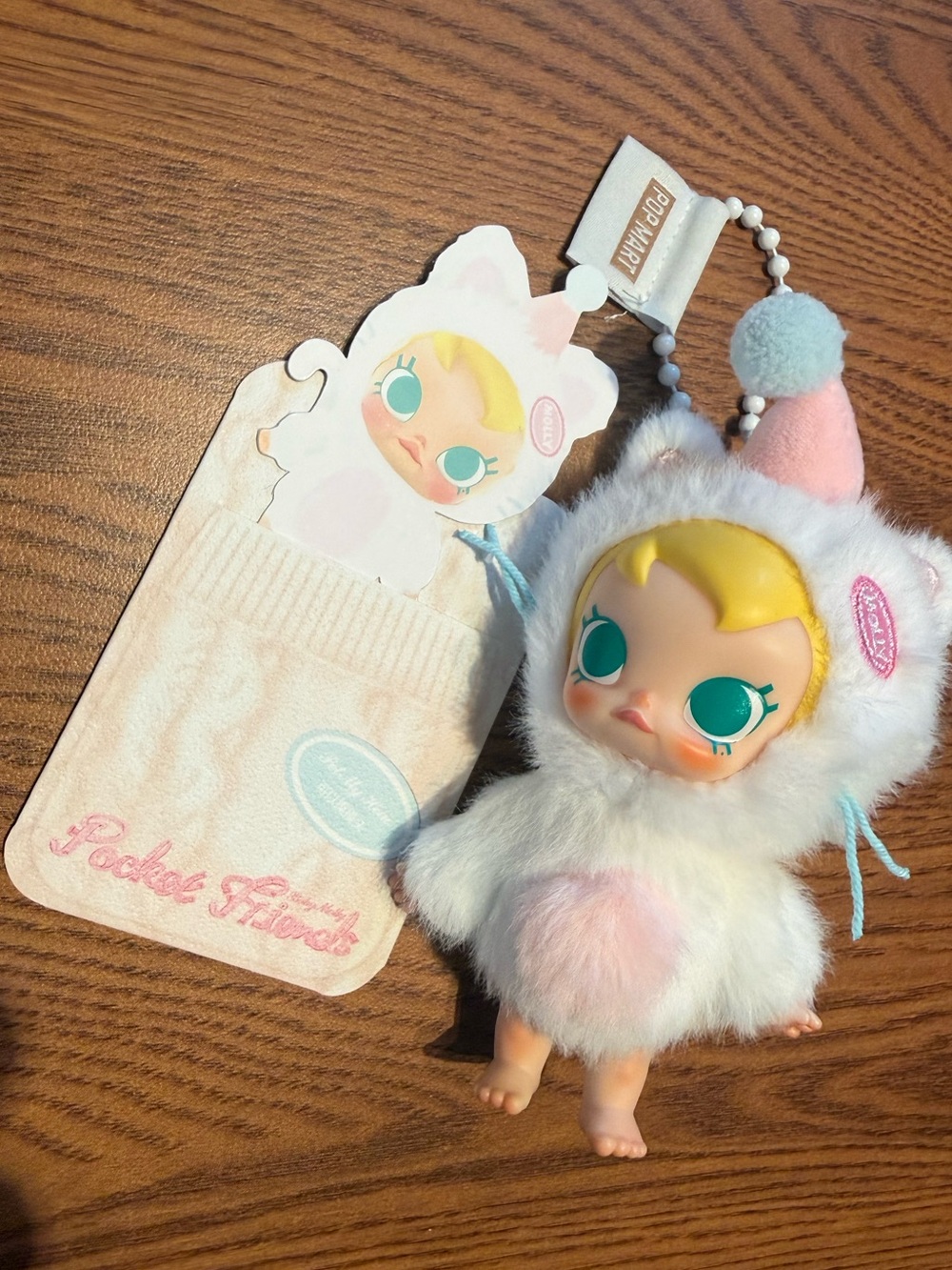 Pop Mart Baby Molly Pocket Friends Blind Box Keychain - Pet My Head